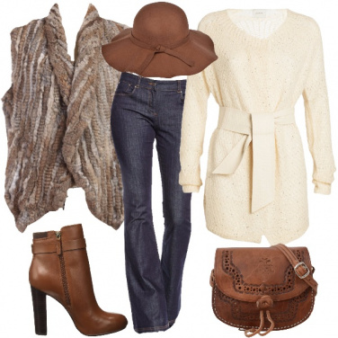Outfit Jeans a zampa
