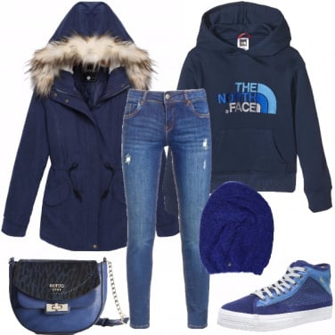 Outfit Urban blu