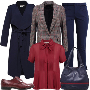 Outfit Giacca in fantasia
