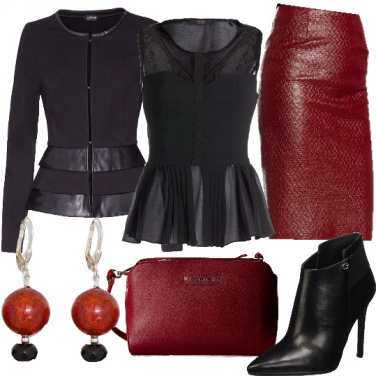 Outfit Rosso e nero, incontro tra protagonisti