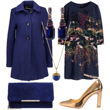 Outfit Oro blu