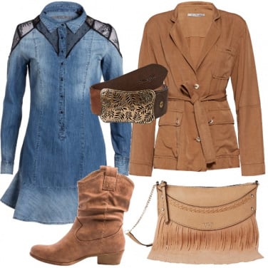 Outfit Jeans per il vestito