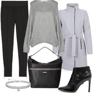 Outfit Grigio per l\'ufficio