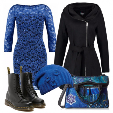 Outfit Elettrica in blu