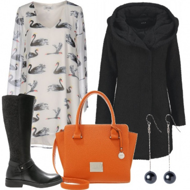 Outfit Un tocco di arancio