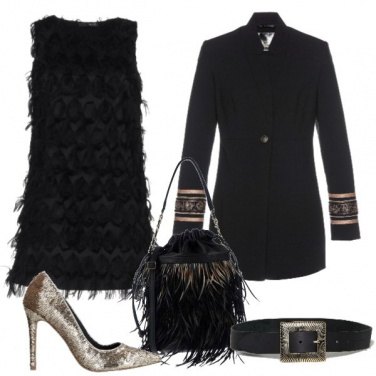 Outfit Frange e dettagli gold