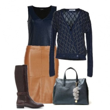 Outfit Longuette di Pelle