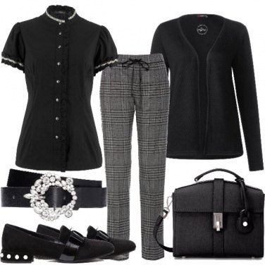 Outfit Mannish in black