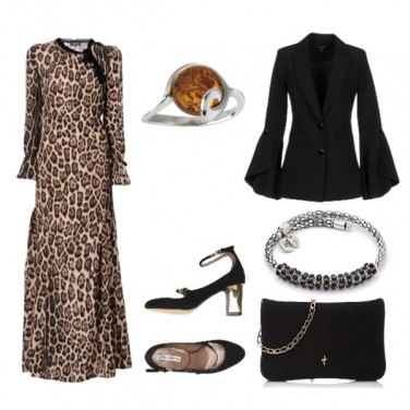 Outfit Lungo gattopardato