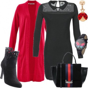 Outfit Rosso geranio