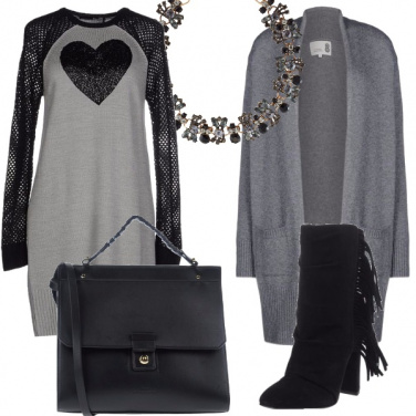 Outfit Cuore nero