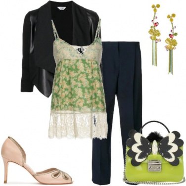 Outfit Green and black