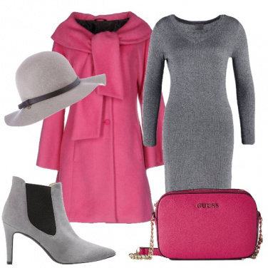 Outfit Il cappotto con la sciarpa