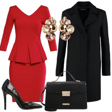 Outfit Sexy sotto il cappotto discreto