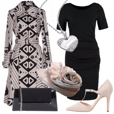 Outfit La classe del tubino nero