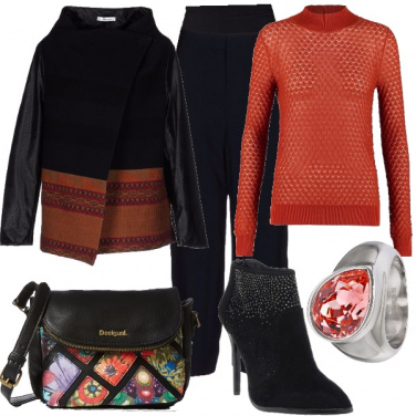Outfit Giacca con accenno etnico