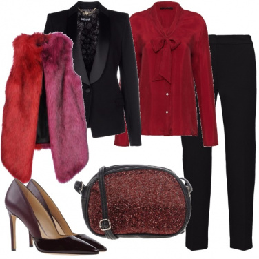 Outfit Toni vermigli