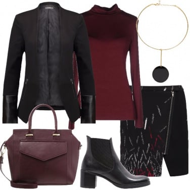 Outfit La minigonna con la giacca