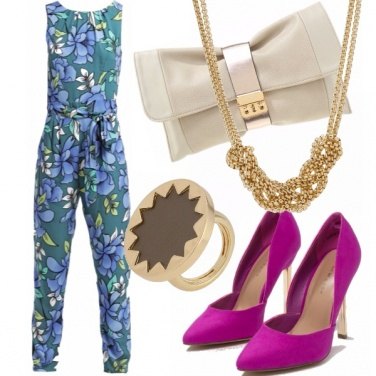 Outfit Floral jumpsuit