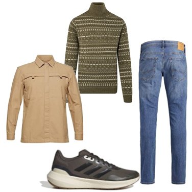 Outfit casual hombre online mezclilla