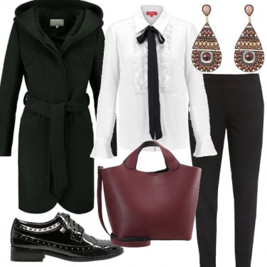Outfit Nero con il fiocco