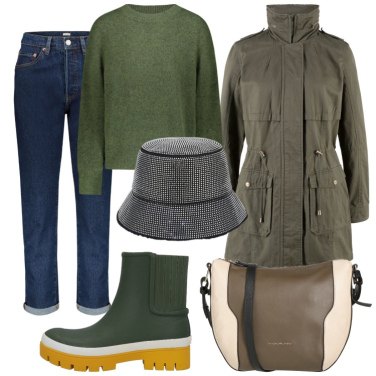 Outfit Parka Verde Donna: 12 Outfit Donna