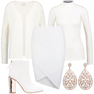 Outfit Bianco natale