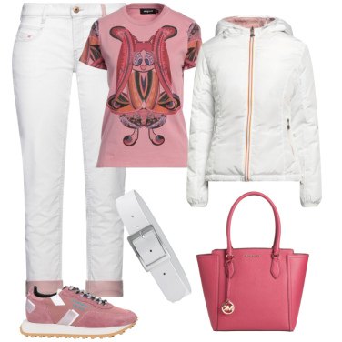 Outfit con sneakers clearance rosa