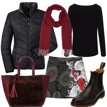 Outfit Rintocchi di rosso