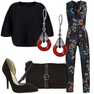Outfit Inverno e fiori