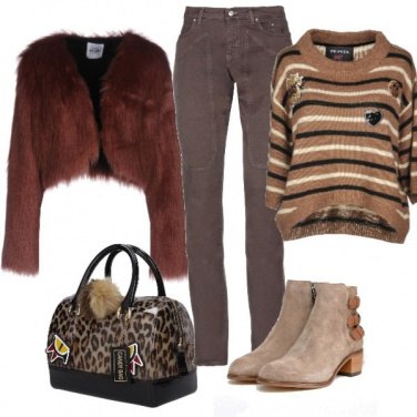 Borse Mano Marrone A Donna Candy Bantoa Pyyweaqz Furla gxqRA56