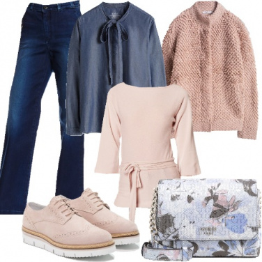 Outfit Romantiche ragazze in denim