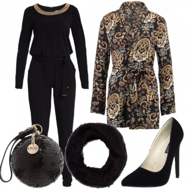 Outfit Blazer damascato
