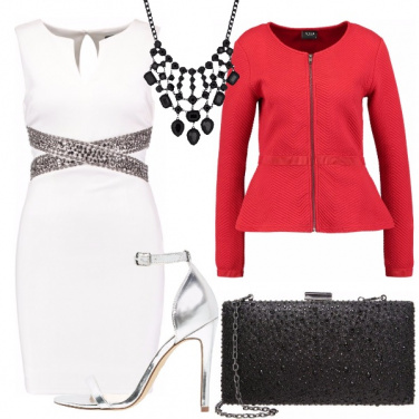 Outfit Scintille rosse di Capodanno