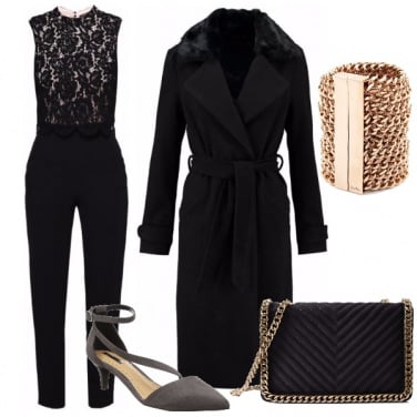 Outfit Elegante e romantica
