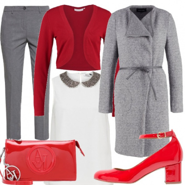 Outfit Scarpette rosse