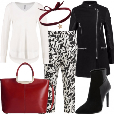 Outfit Dettagli di rosso