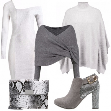 Outfit Grigio con quel tocco in più
