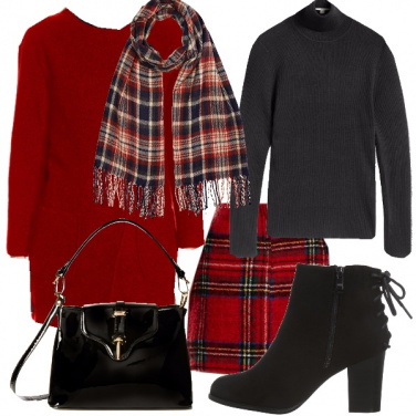 Outfit Giocando col tartan