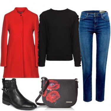 Outfit Un tocco di rosso