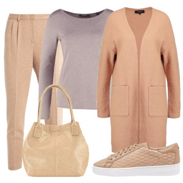 Outfit Sfumature di cipria
