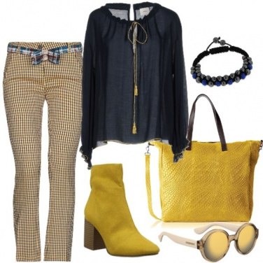 Outfit Tacco comodo al lavoro