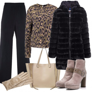 Outfit Raffinato animalier