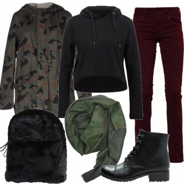 Outfit Modalità mimetica