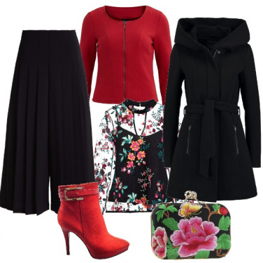 Outfit A Natale mi regalo dei fiori