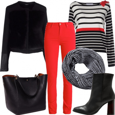 Outfit Impegnata con colore