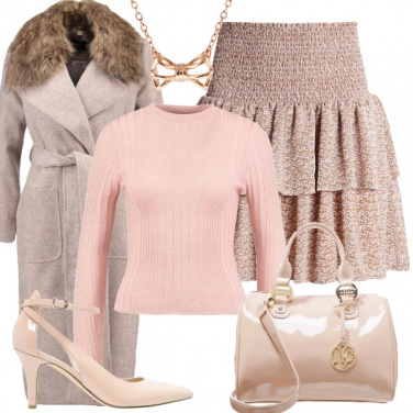Outfit La minigonna a balze