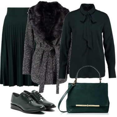 Outfit Verde bon ton