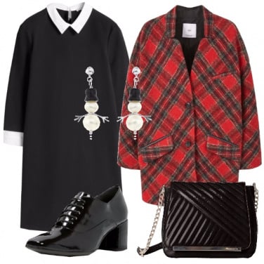 Outfit Cappotto natalizio