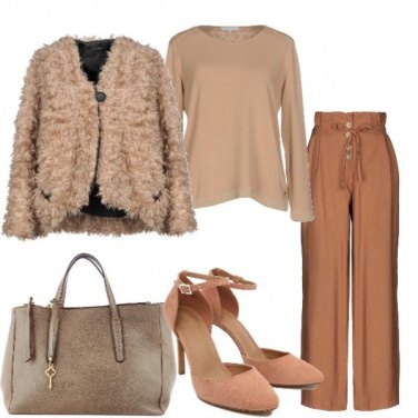 Outfit La pelliccia ecologica